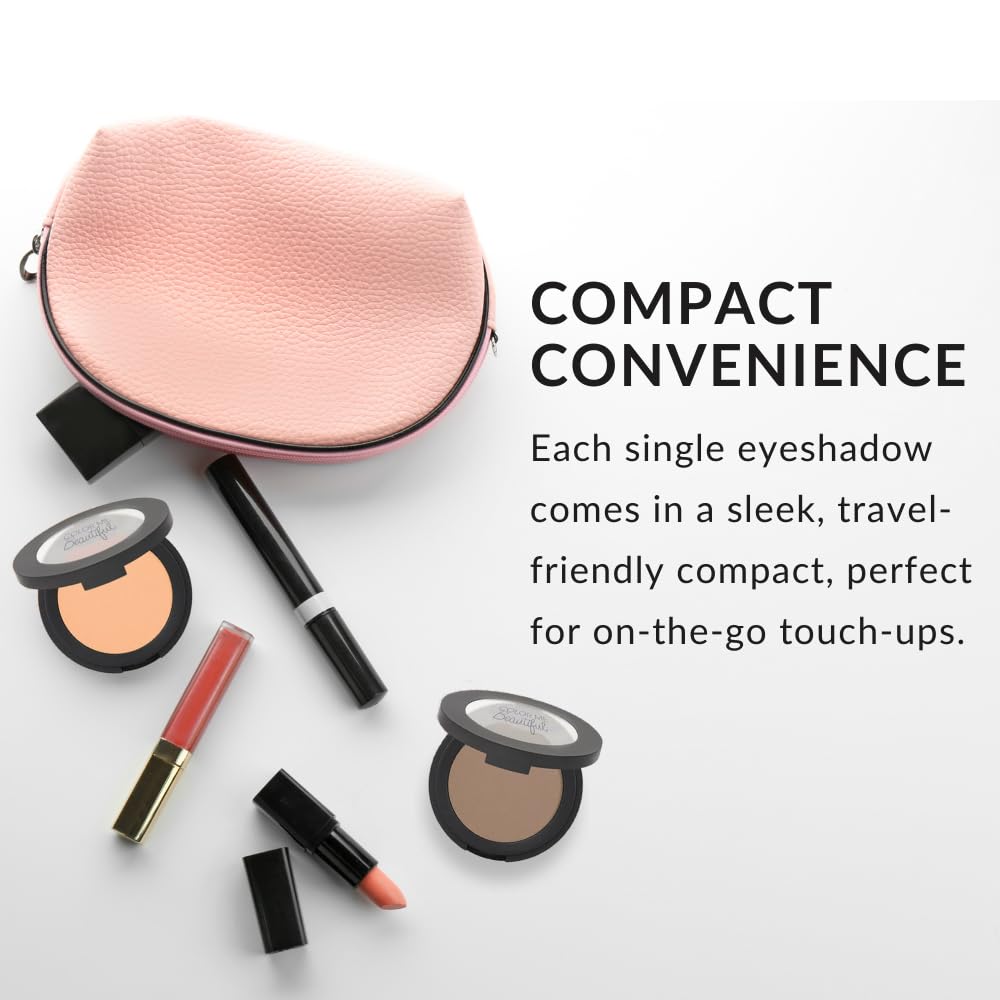 Color Me Beautiful Color Pro Single Eyeshadow, Full Pigment and Long-Lasting Pressed Powder, Cruelty-Free - Image 7