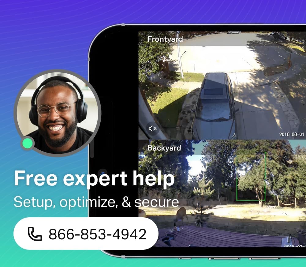 WYZE Cam OG Indoor/Outdoor 1080p Wi-Fi Smart Home Security Camera with Color Night Vision, Wired, Motion Detection, 2-Way Audio, Compatible with Alexa & Google, White (2-Pack), Free Expert Setup - Image 7