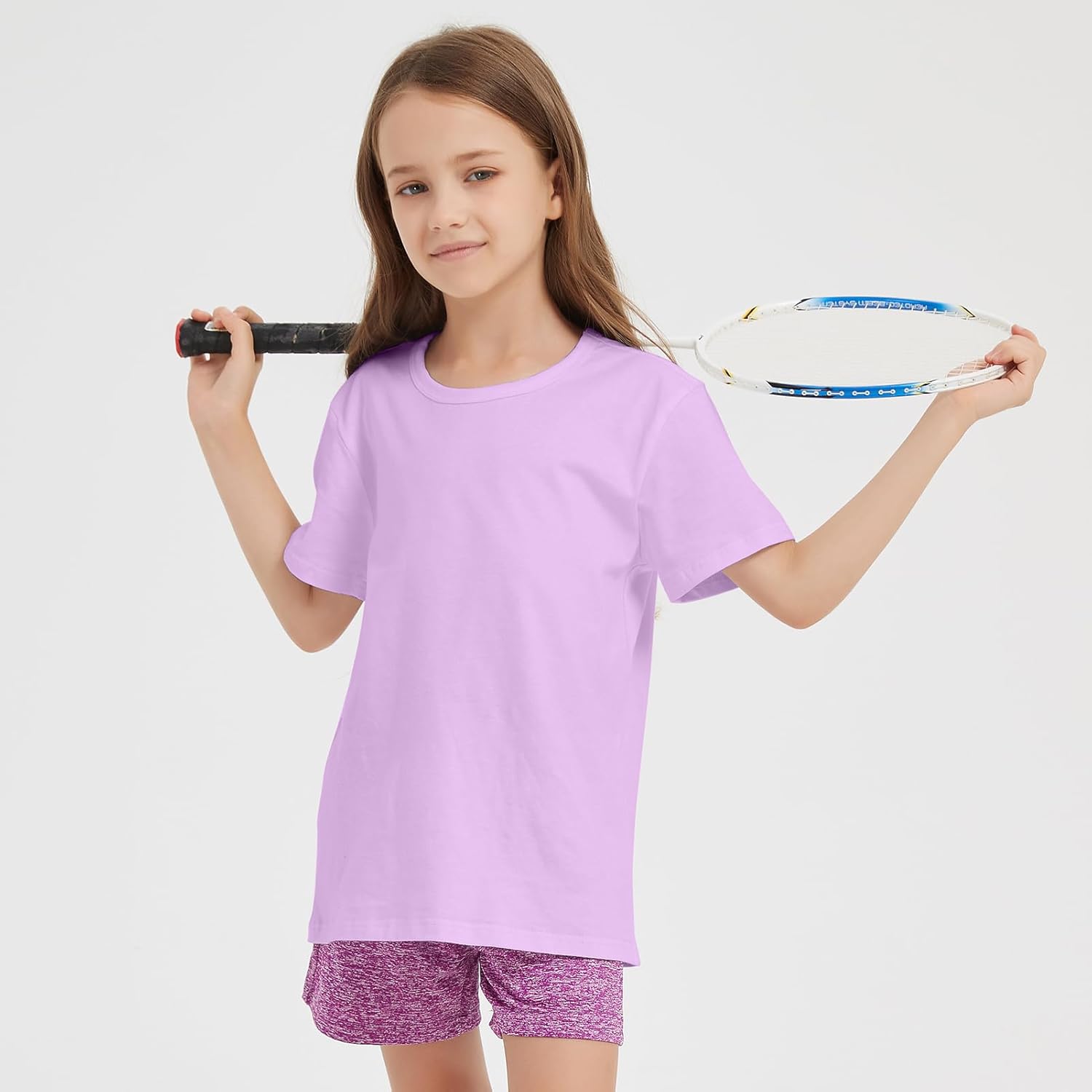 5 Pack Kids T-Shirt Cotton Short Sleeve Tee Shirts for Unisex Boys and Girls Toddler Summer Crew Neck Tops - Image 6