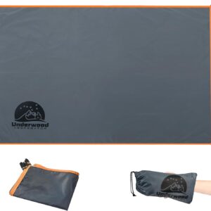 Tent Footprint – Waterproof Camping Tarp with Heavy Duty Grommet, Ultralight Outdoor Tent Floor Mat, PU3000mm Ground Sheet for Backpacking, Hiking, Hammock, Picnic, Beach