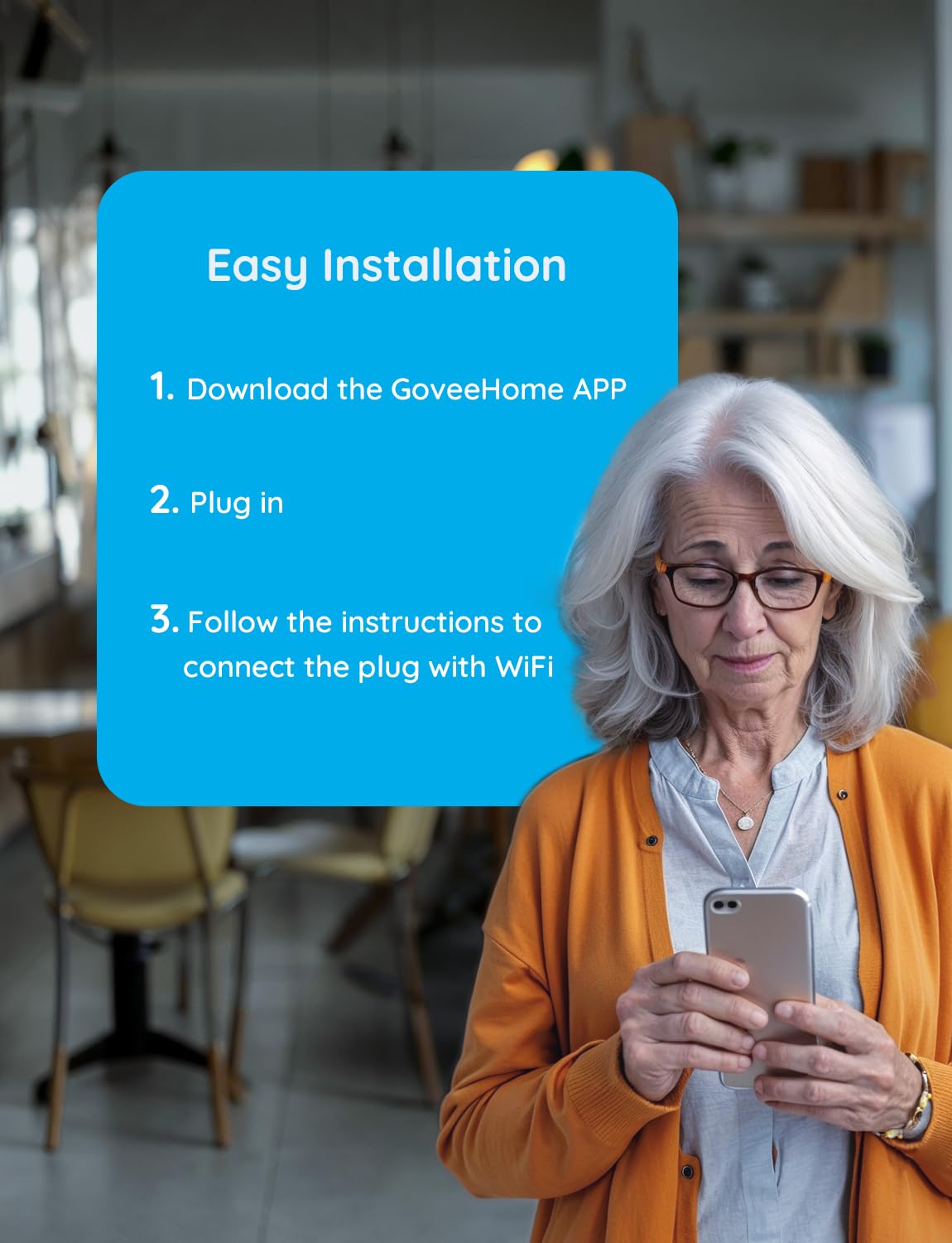 Govee Smart Plug 15A, WiFi Bluetooth Outlets 4 Pack Work with Alexa and Google Assistant, WiFi Plugs with Multiple Timers, Govee Home APP Group Control Remotely, No Hub Required, ETL&FCC Certified - Image 5