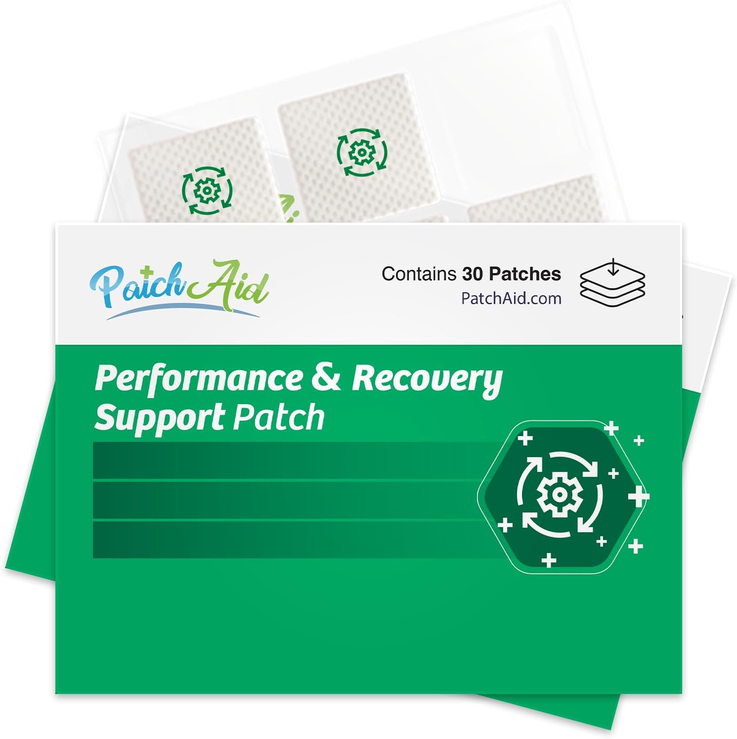 PatchAid Performance & Recovery Support Topical Patch 30-Day Supply