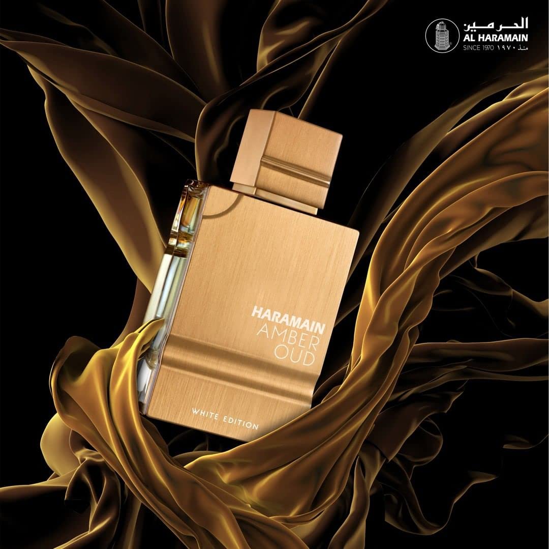 Al Haramain Amber Oud White Edition for Unisex - Arabian Perfume for Women & Men - Long Lasting Fragrance with Notes of Bergamot, Jasmine, Patchouli, Musk, Vanilla - Arabic Eau de Parfum Spray - 2 oz - Image 3