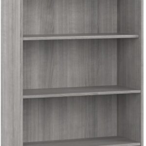 Bush Business Furniture Studio C 5 Shelf Bookcase, Platinum Gray