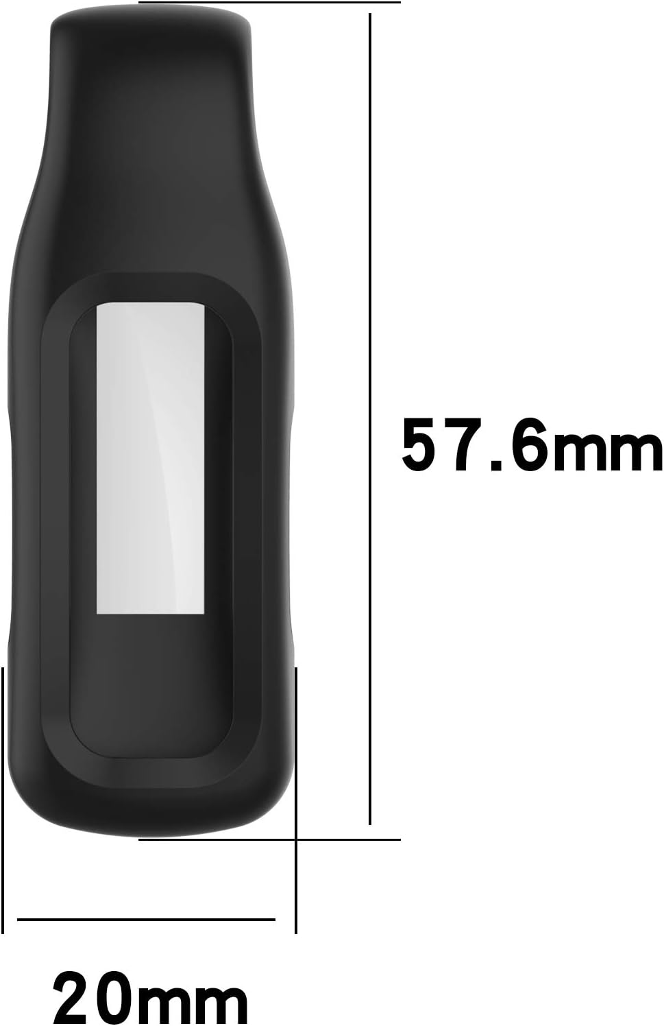 FitTurn Clip Case Accessory Compatible with Fitbit Ace 3 Activity Tracker for Kids 6+, Replacement Colorful Portable Clip Clasp Steel Clip Holder Strap Band for Ace 3 Smartwatch (Tricolor-A) - Image 2