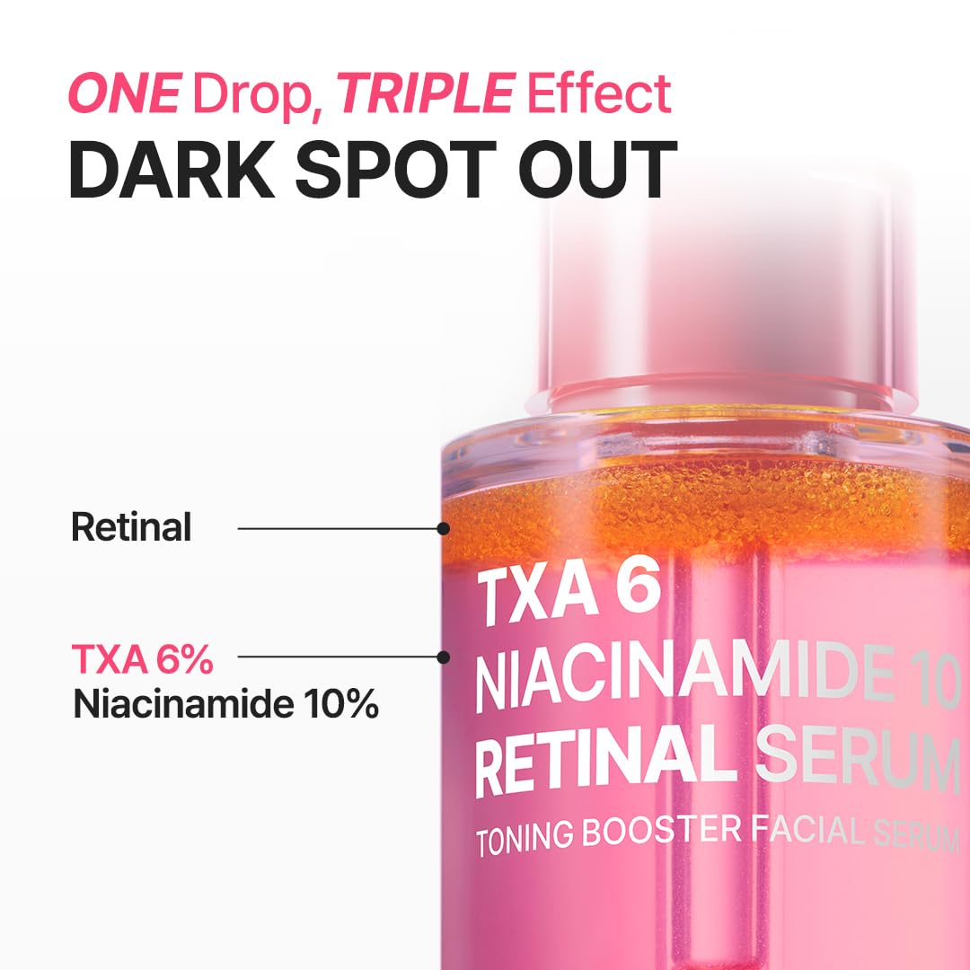 PURITO TXA 6% + Niacinamide 10% + Retinal Facial Serum | for Dark Spots, Hyperpigmentation, Uneven Tone | High-Level Tranexamic Acid 6% | Korean skincare, 30mL 1.01 fl.oz - Image 3