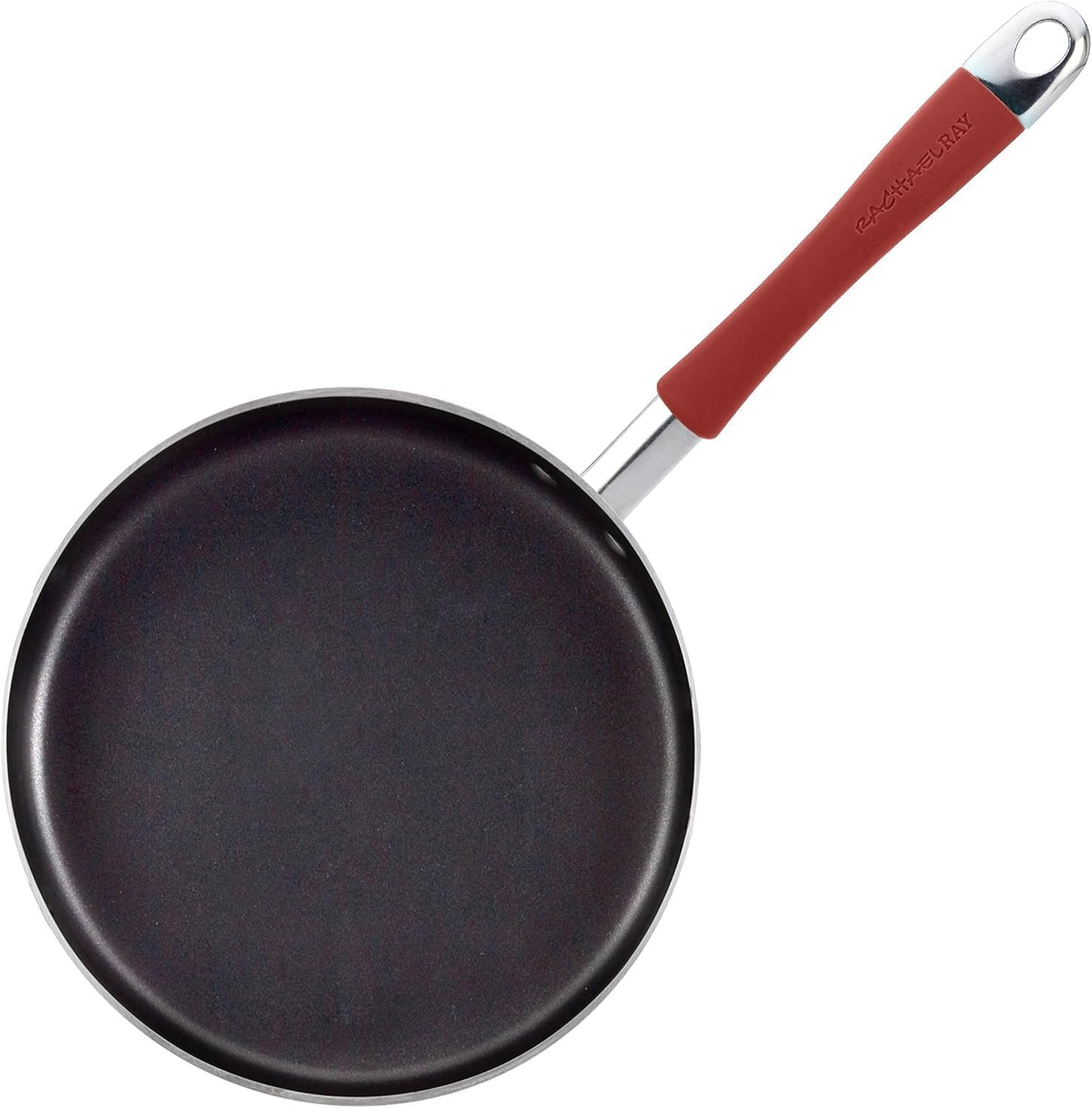 Rachael Ray Cucina Nonstick Cookware Pots and Pans Set, 12 Piece, Cranberry Red - Image 11