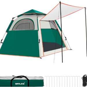 SAN LIKE Camping Tent 2/3/4 Person Instant Easy Pop Up Tents for Camping Lightweight Backpacking Tent Automatic Family Easy Set Up Tent,Portable Dome Tent for Camping Hiking Traveling