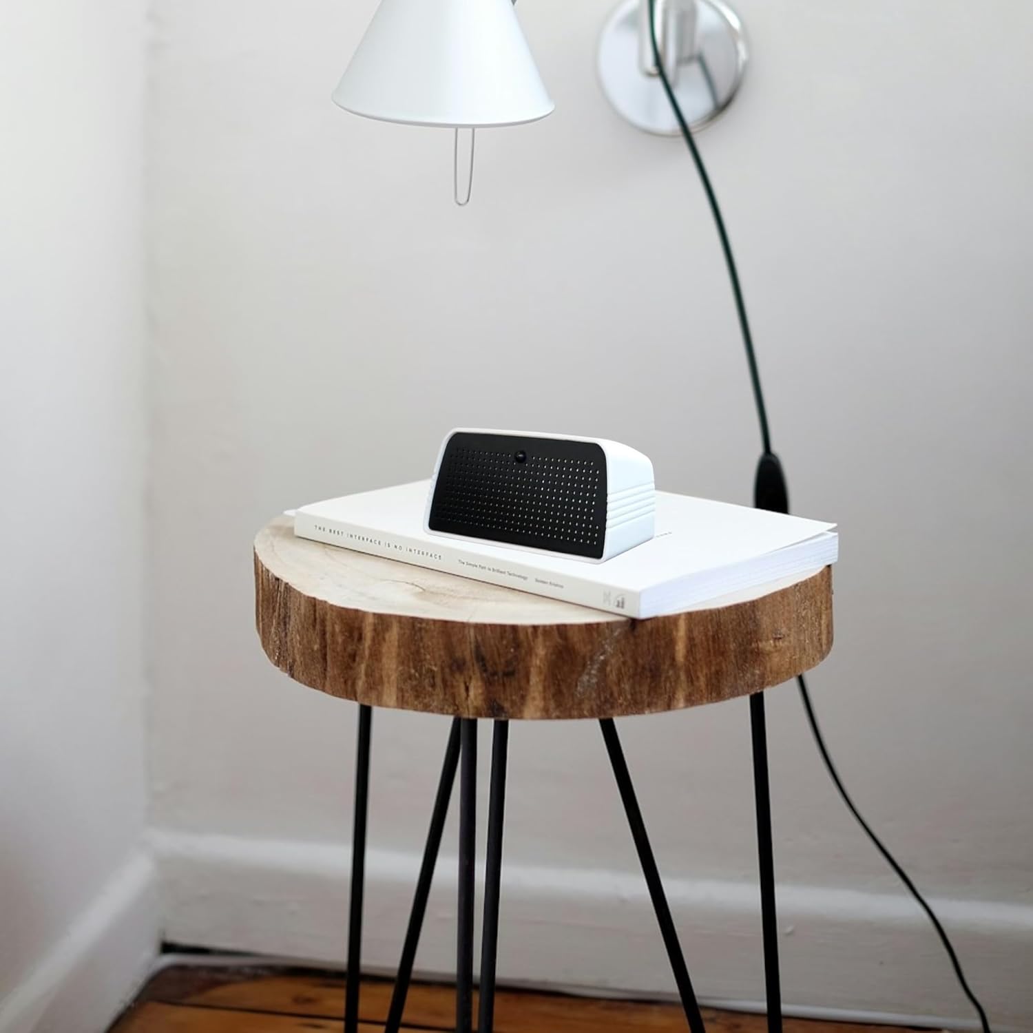 Board Speaker Inspired by Severance – Lumon-Inspired Smart Speaker Holder for Echo Dot & Google Nest Mini – Sci-Fi Desk Decor for Fans - Image 2