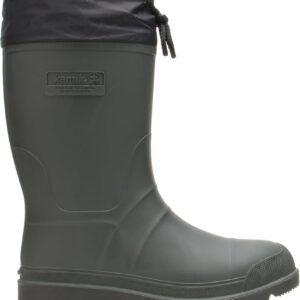 Kamik Forester Insulated Rubber Hunting Boots – Waterproof Insulated Boots for Men – Slip-Resistant Outsole for Hunting – Snow Shoes with Removable Liner – Mid-Calf Height