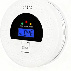 2-in-1 Smoke and Carbon Monoxide Detector, Battery Operated, Loud Alarm for Hotels, Offices & Apartments
