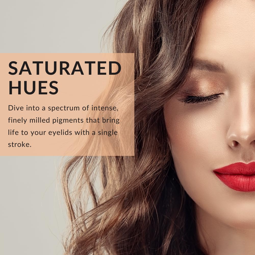 Color Me Beautiful Color Pro Single Eyeshadow, Full Pigment and Long-Lasting Pressed Powder, Cruelty-Free - Image 3