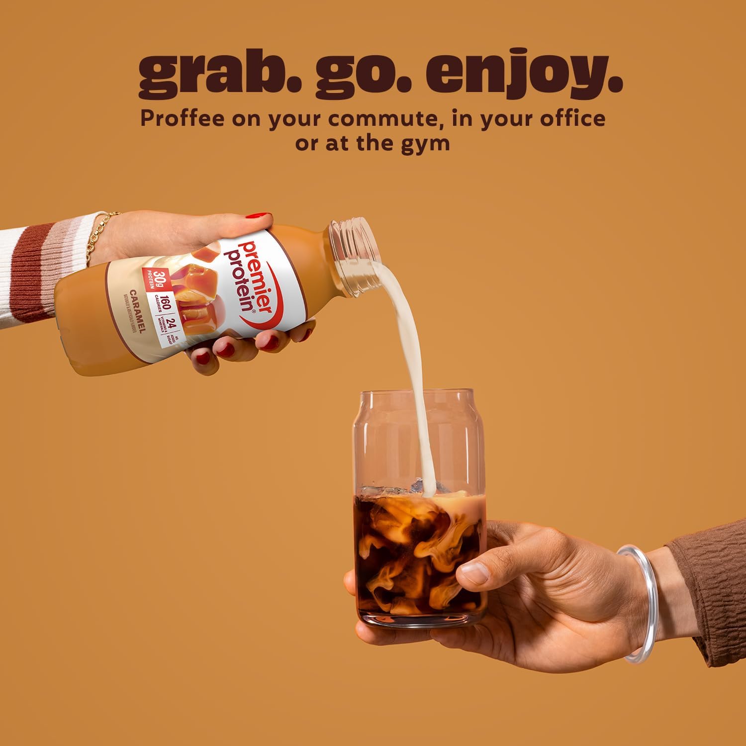 Premier Protein Shake, Caramel, 30g Protein, No Added Sugar, 24 Vitamins & Minerals to Support Immune Health, 11.5 fl oz, 6 Pack (Packaging May Vary) - Image 5