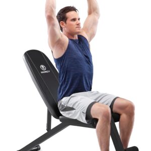 Marcy Multi-Position Adjustable Utility Bench for Home Gym Weightlifting and Strength Training