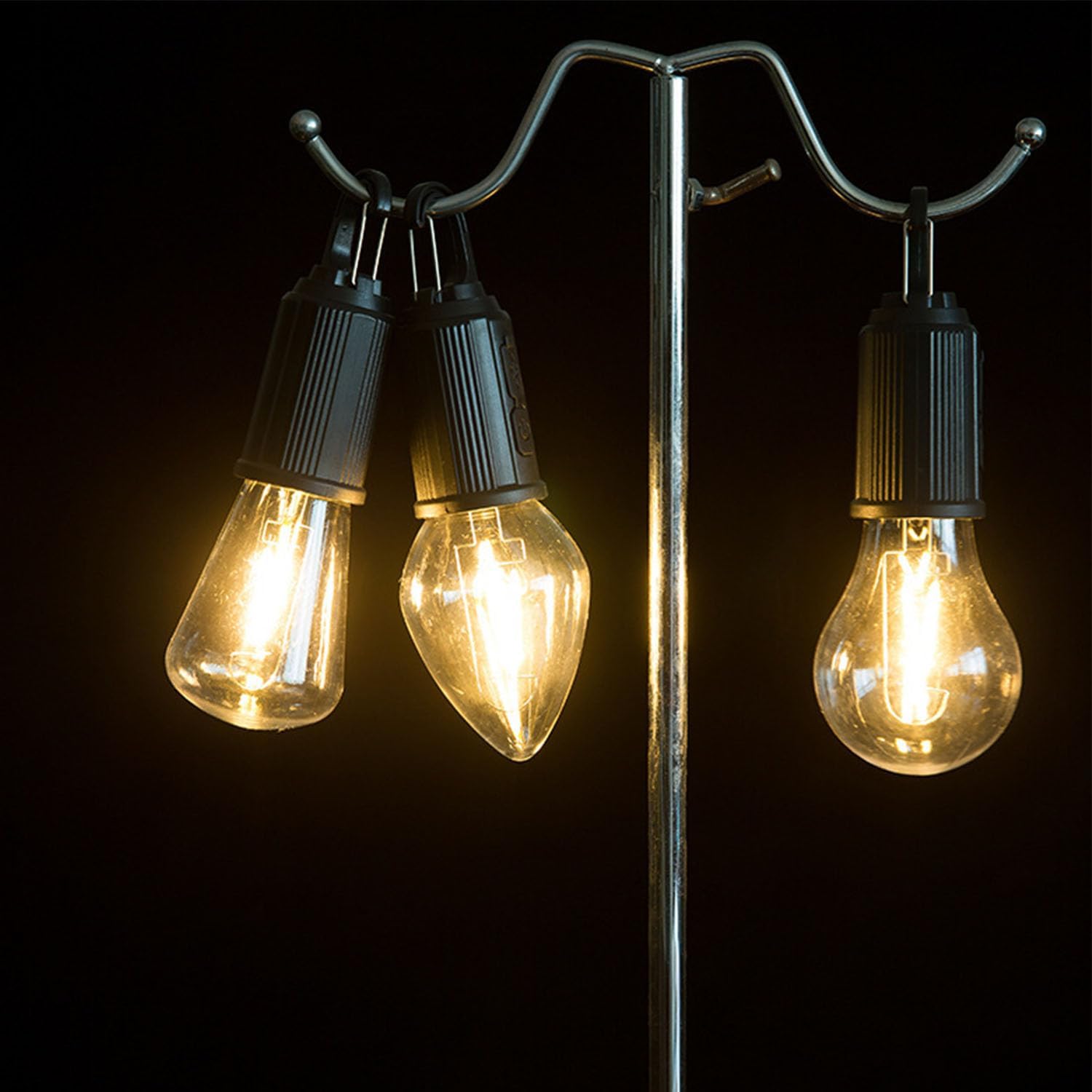 Solar Tent Camping Light Bulb Rechargeable Portable LED Camping Lantern3 Lighting Modes Tungsten Light Tent Lamp with Clip Hook for Camping, Hiking, Backpacking, Emergency Outage (T02) - Image 7