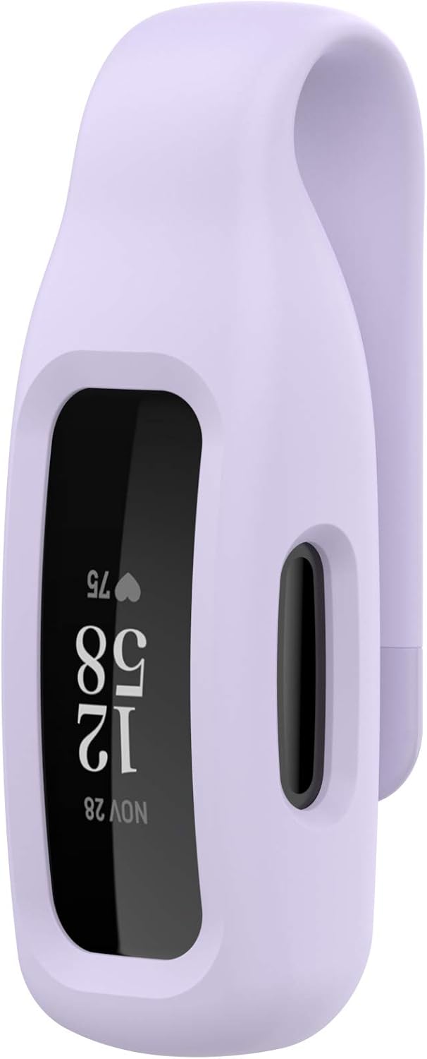 FitTurn Clip Case Accessory Compatible with Fitbit Ace 3 Activity Tracker for Kids 6+, Replacement Colorful Portable Clip Clasp Steel Clip Holder Strap Band for Ace 3 Smartwatch (Tricolor-A) - Image 7