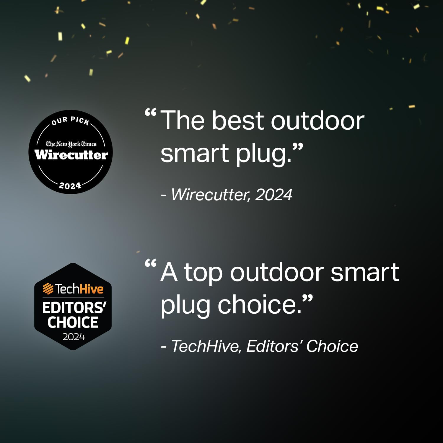 TP-Link Tapo Matter Outdoor Smart Plug, 2 Individual outlets, IP65 Weather Resistance, Works with Apple Home, Alexa, Google Home, Long Wi-Fi Range, 2.4G Wi-Fi Only, ETL Certified(Tapo P400M) - Image 2