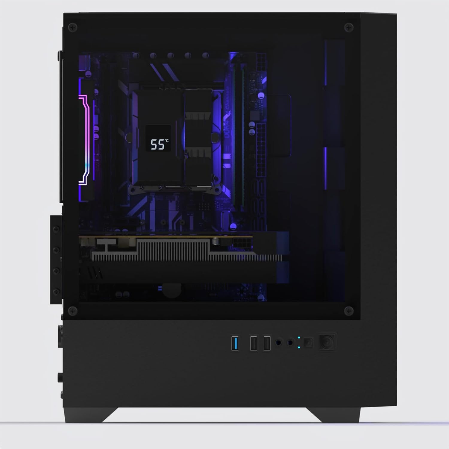 Gaming PC, i7 CPU Up to 4.2 GHz, RX 590 2304 SP 8GB, 512GB SSD, 16GB RAM, RGB Fansx4 for Desktop PC, WiFi 6 BT 5.3, Win11 (i7+RX 590+512GB) - Image 6