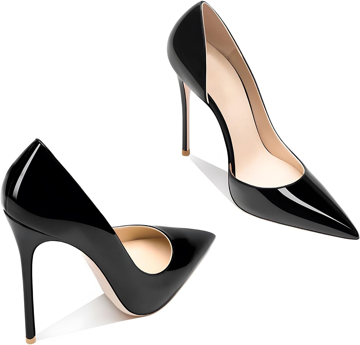 Women's 3.9 Inch Pumps Pointed Toe Stiletto Heels Shallow Mouth High Heels Party Night Club Wedding Dress Shoes - Image 4