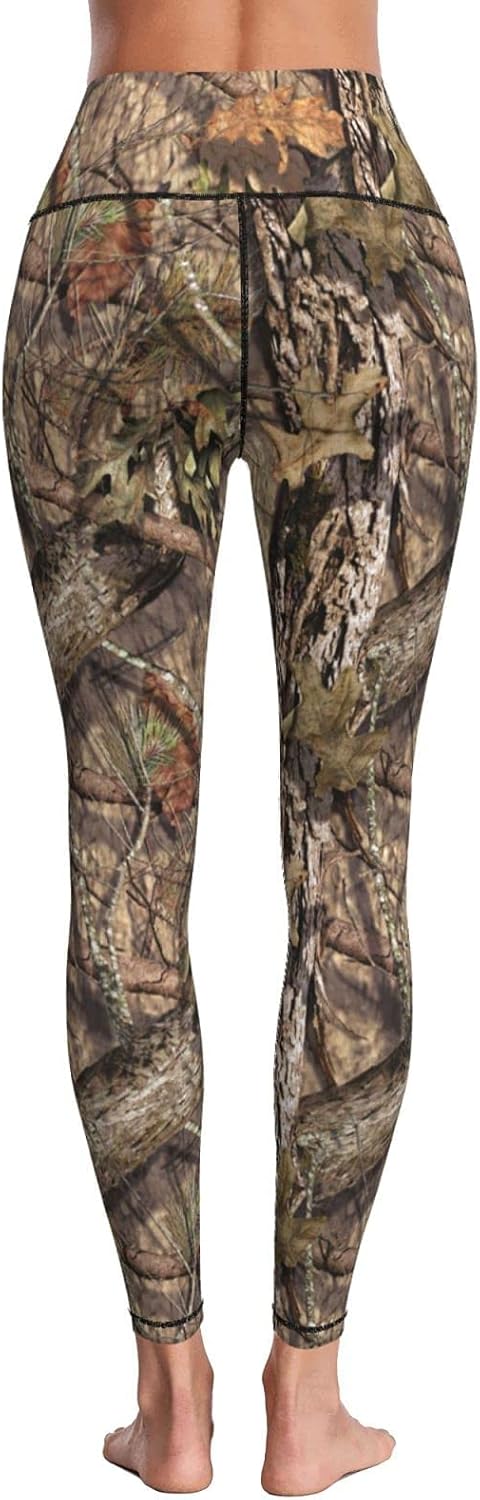 Yaateeh High Waist Yoga Pants Tummy Control Workout Running Leggings Capri for Women - Image 6