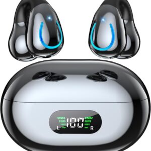 AI Translation Earbuds Real Time 144 Languages 60H Playtime Translator Ear Buds Audifonos Traductores Inglés Español Wireless Earphones Bluetooth Headphones for Travel Business Meeting