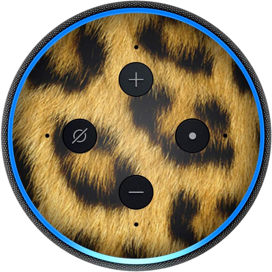 Cheetah Print - Vinyl Decal Skin Compatible with Amazon Echo Dot 3rd Generation Alexa - Decorations for Your Smart Home Speakers, Great Accessories Gift for mom, dad, Birthday, Kids - Image 2