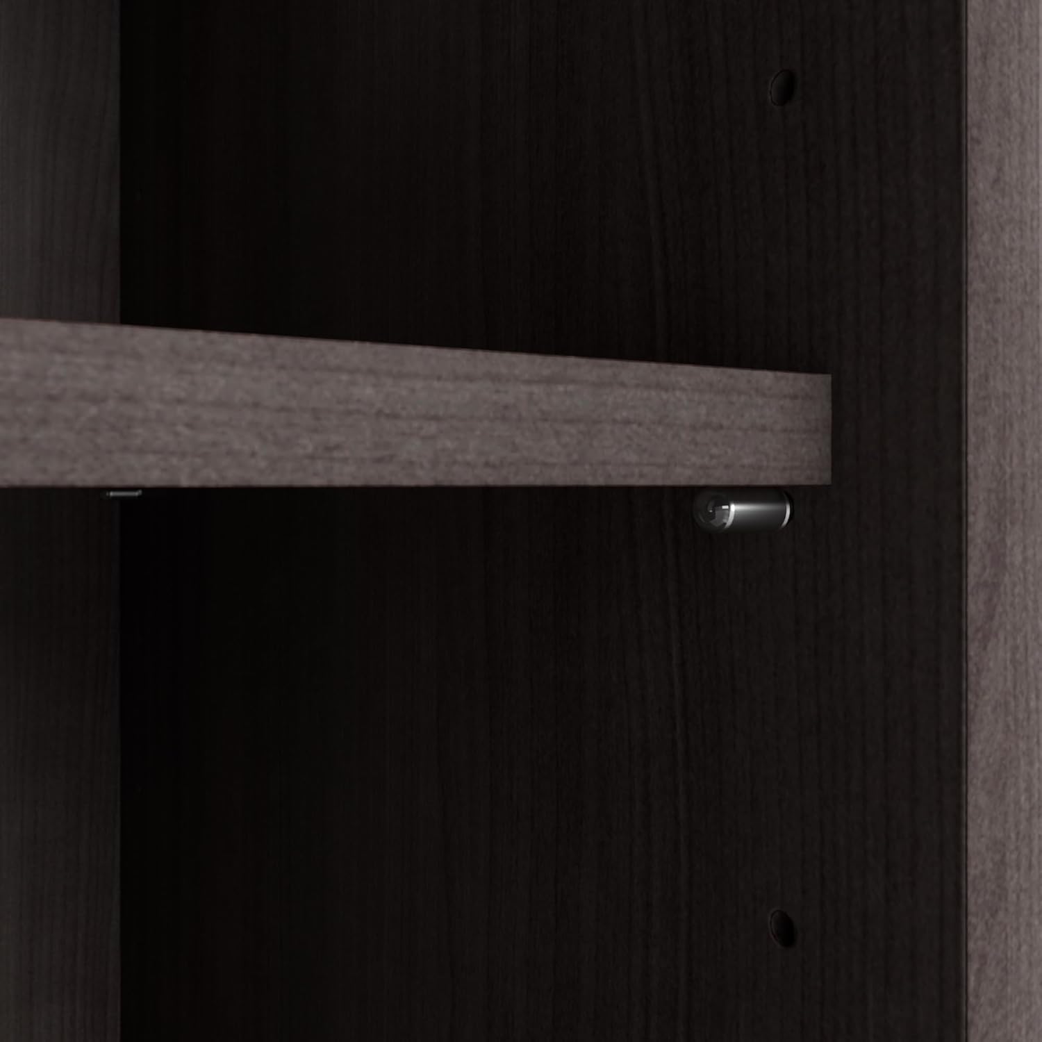 Bush Business Furniture Studio C Tall 5 Shelf Bookcase in Storm Gray, Large Bookshelf for Home or Professional Office - Image 4