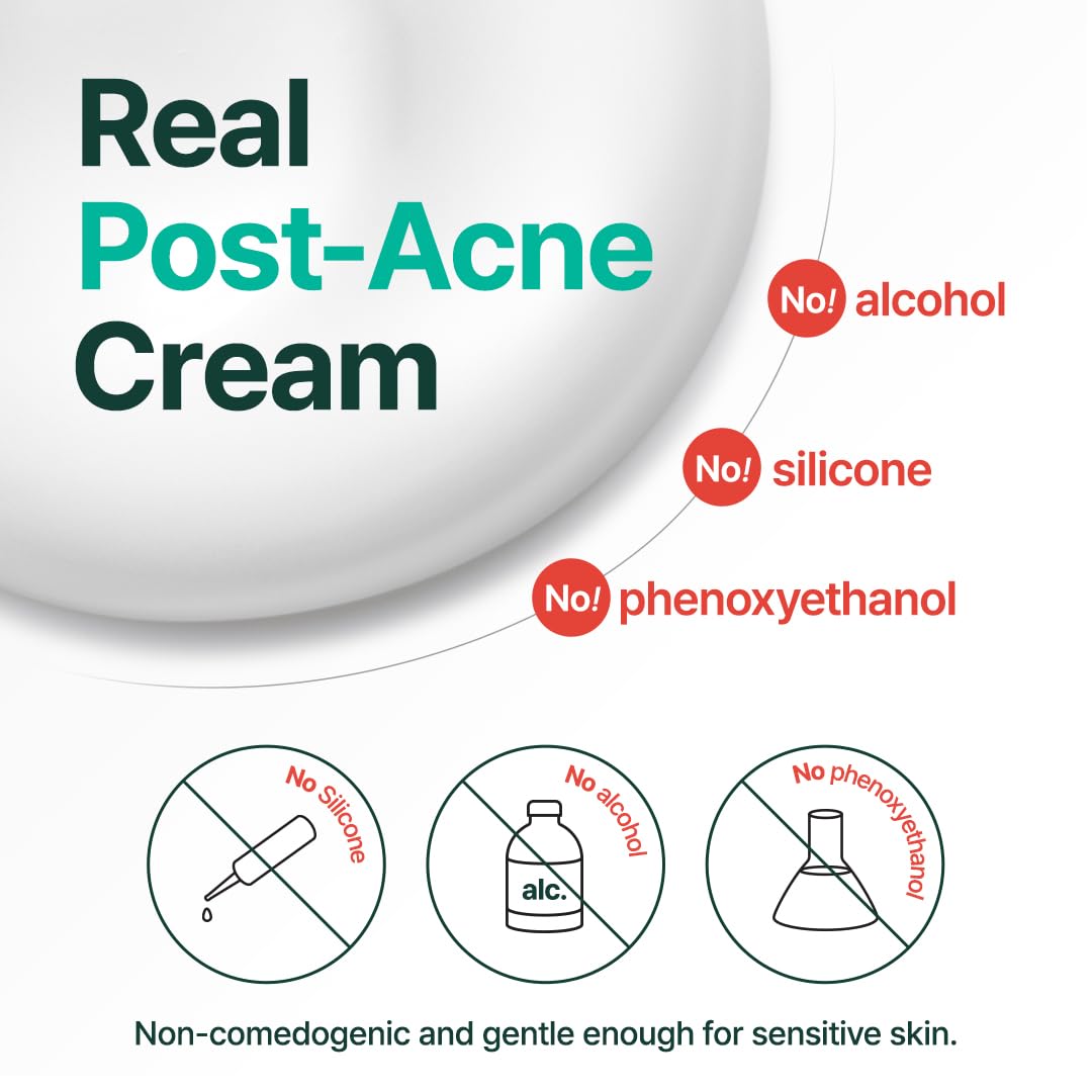 PURITO Panthenol 10% Post-Acne Cream | Moisturizer for Blemish Marks, Barrier Repair | Silicone-Free, Non-Comedogenic, Fragrance-Free, Vegan & Cruelty-free | Korean Skincare, 100mL 3.38 fl.oz - Image 3