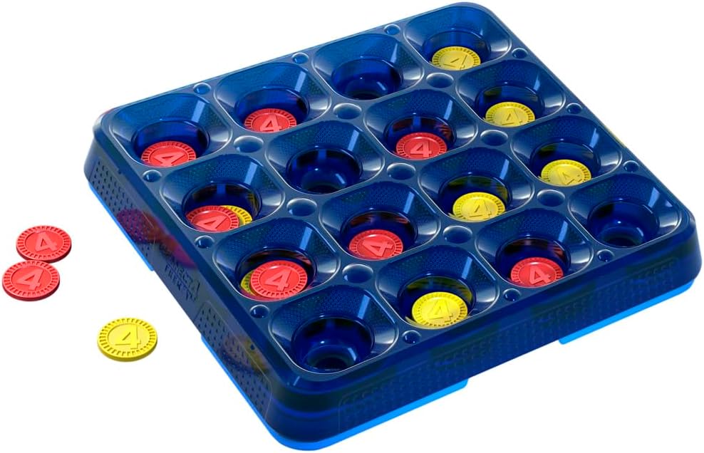 Connect 4 Frenzy Game | Bounce Discs 4 The Win | Family Party Games for Kids, Teens, and Adults | Ages 8+ | 2 to 6 Players | 10 Mins. | Portable Games - Image 4