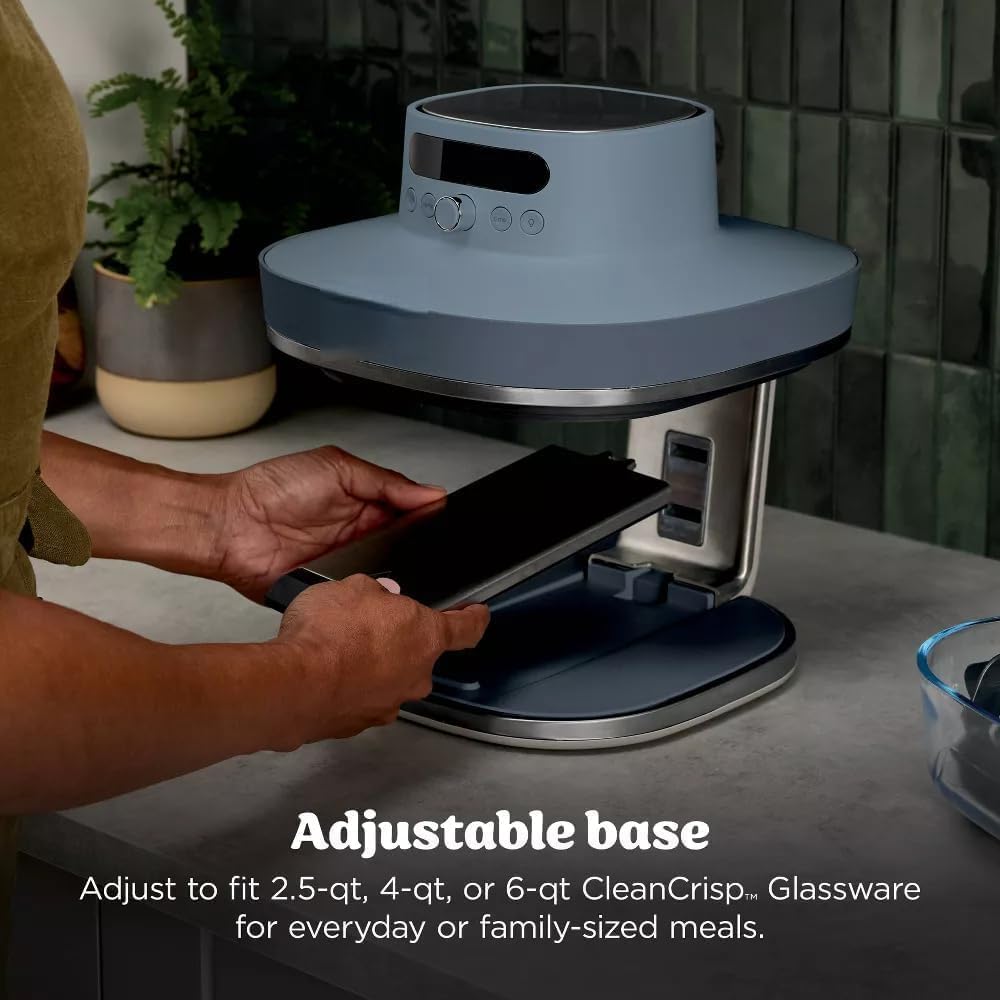 Ninja Crispi Pro 6-in-1 Countertop Glass Air Fryer for Air Fry, Bake, Roast and Reheat - Image 4