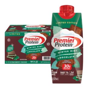 Premier Protein Winter Mint Chocolate Protein Shake 11 Fl Oz (Pack of 1)