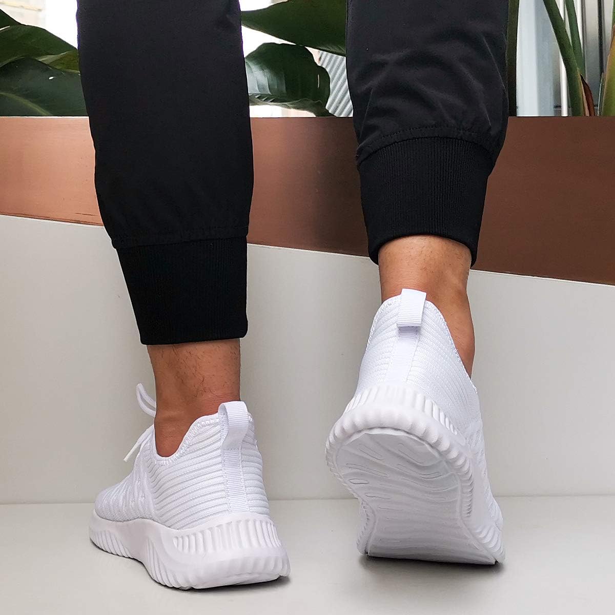 Feethit Mens Slip On Walking Shoes Lightweight Breathable Non Slip Running Shoes Comfortable Fashion Sneakers for Men - Image 2