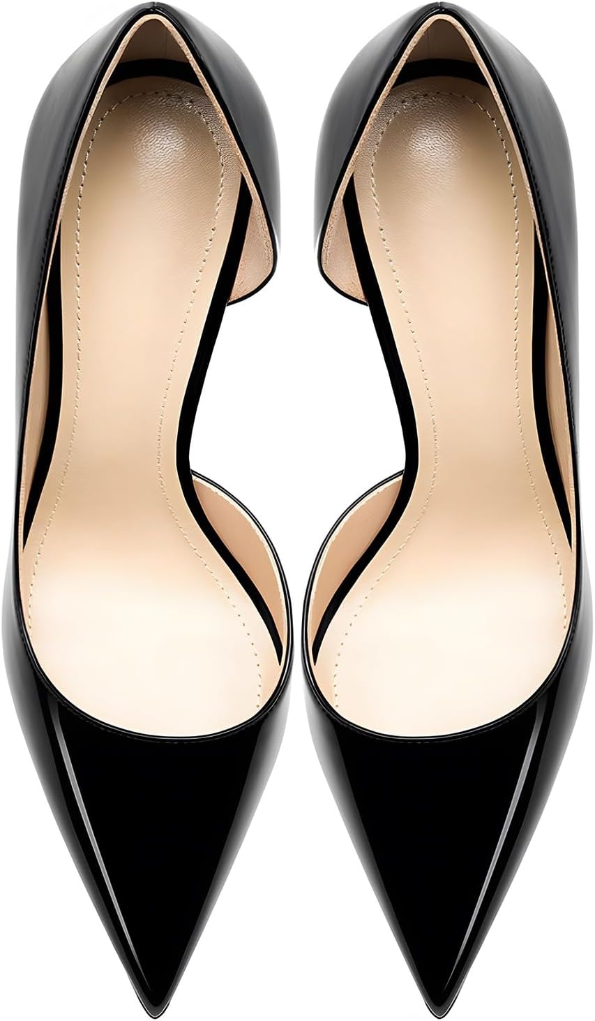 Women's 3.9 Inch Pumps Pointed Toe Stiletto Heels Shallow Mouth High Heels Party Night Club Wedding Dress Shoes - Image 5