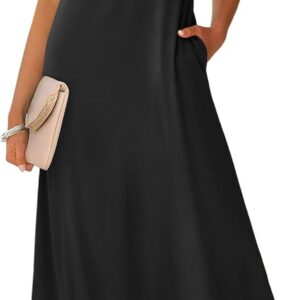 ANRABESS Womens Maxi Dresses 2026 Summer Casual Scoop Neck Sleeveless Long Tank Dress Beach Sundress Travel Vacation Clothes