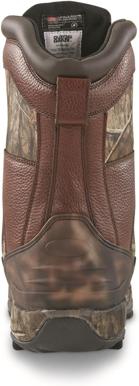 Guide Gear Leather Hunting Boots for Men Monolithic Extreme Waterproof Insulated, 2,400-gram Thinsulate Ultra - Image 6