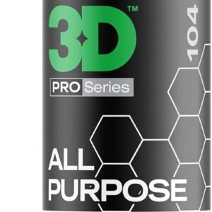 3D All Purpose Cleaner – High-Performance Interior & Exterior Car Cleaner for Vinyl, Leather, Plastic, Fabric, Carpet & More – 16 oz