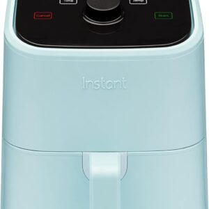 Instant Pot Vortex 2QT Mini Air Fryer,Small Air fryer that Crisps,Reheats, Bakes,Roasts for Quick Easy Meals,Includes over 100 In-App Recipes, is Dishwasher-Safe, from the Makers of Instant Pot, Aqua