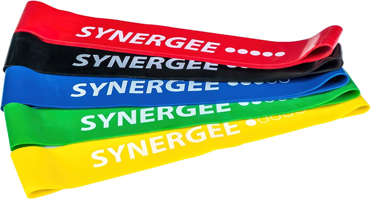Synergee Exercise Fitness Resistance Band Mini Loop Bands That Perform Better When Working Out at Home or The Gym - Image 2