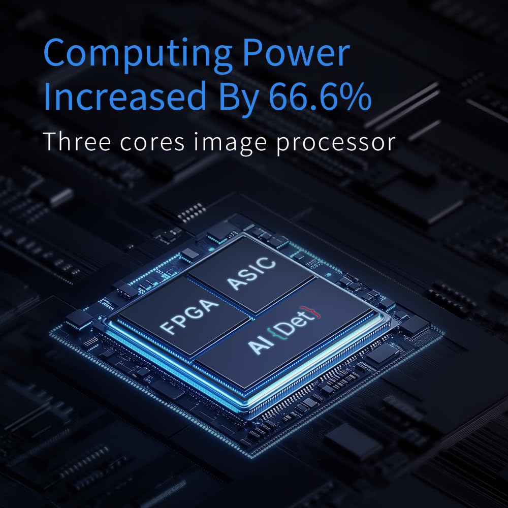 DV2 - Thermal Monocular with 1093 Yards Night Vision, 5'' Touch Screen Infrared Camera with 10mm Manual Lens, 512x384 Super IR Resolution, 50Hz, 20mK NETD, Outdoor Wildlife Observation - Image 6