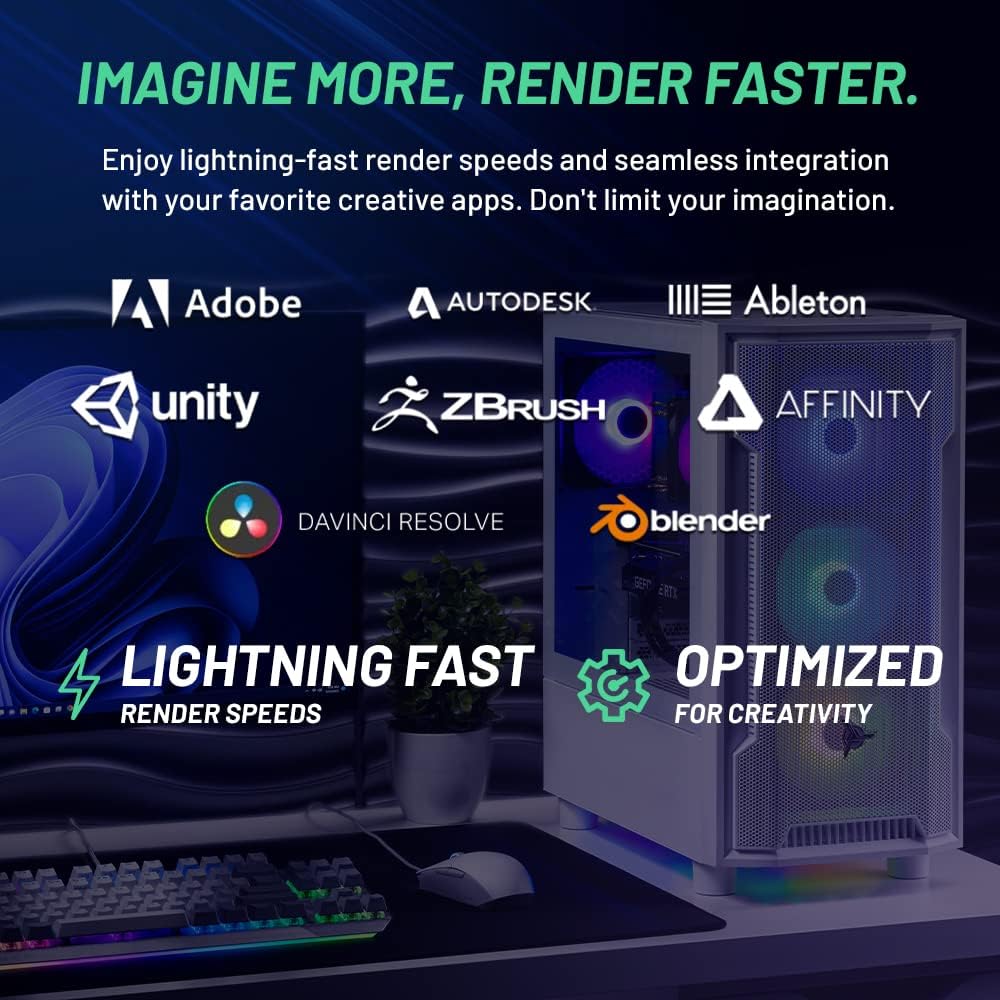 Skytech Archangel Gaming PC Desktop, Ryzen 5 5500 3.6 GHz (4.2GHz Turbo Boost), NVIDIA RTX 3050 (6GB) 6GB GDDR6, 1TB SSD, 16GB DDR4 RAM 3200, 650W Gold PSU, Wi-Fi, Win 11 Home - Image 8