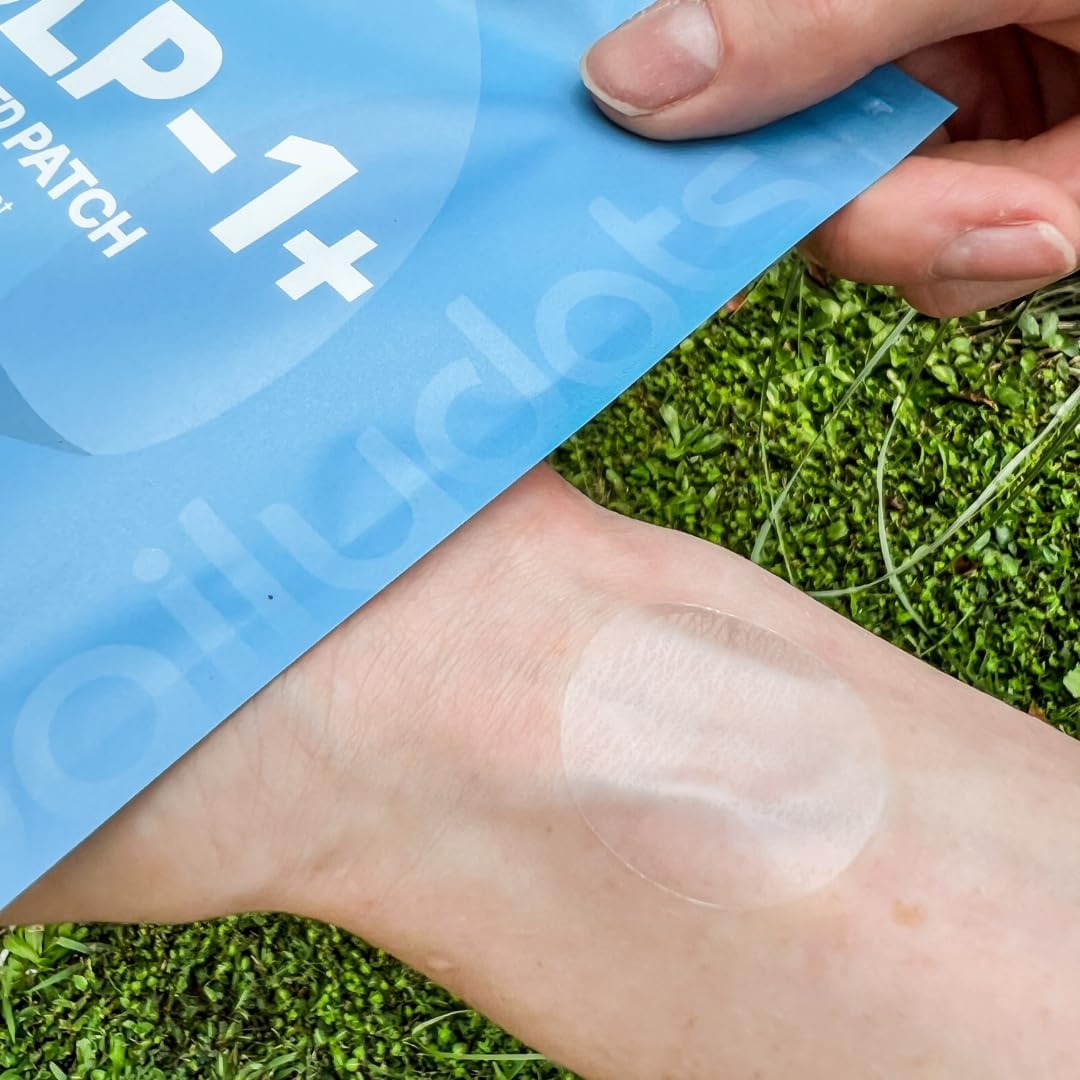 GLP-1 Patches | 60 Clear Patches | Advanced Berberine, Pomegranate & Cinnamon Formula | Plant-Based Time Release Patch for Men & Women - Image 9