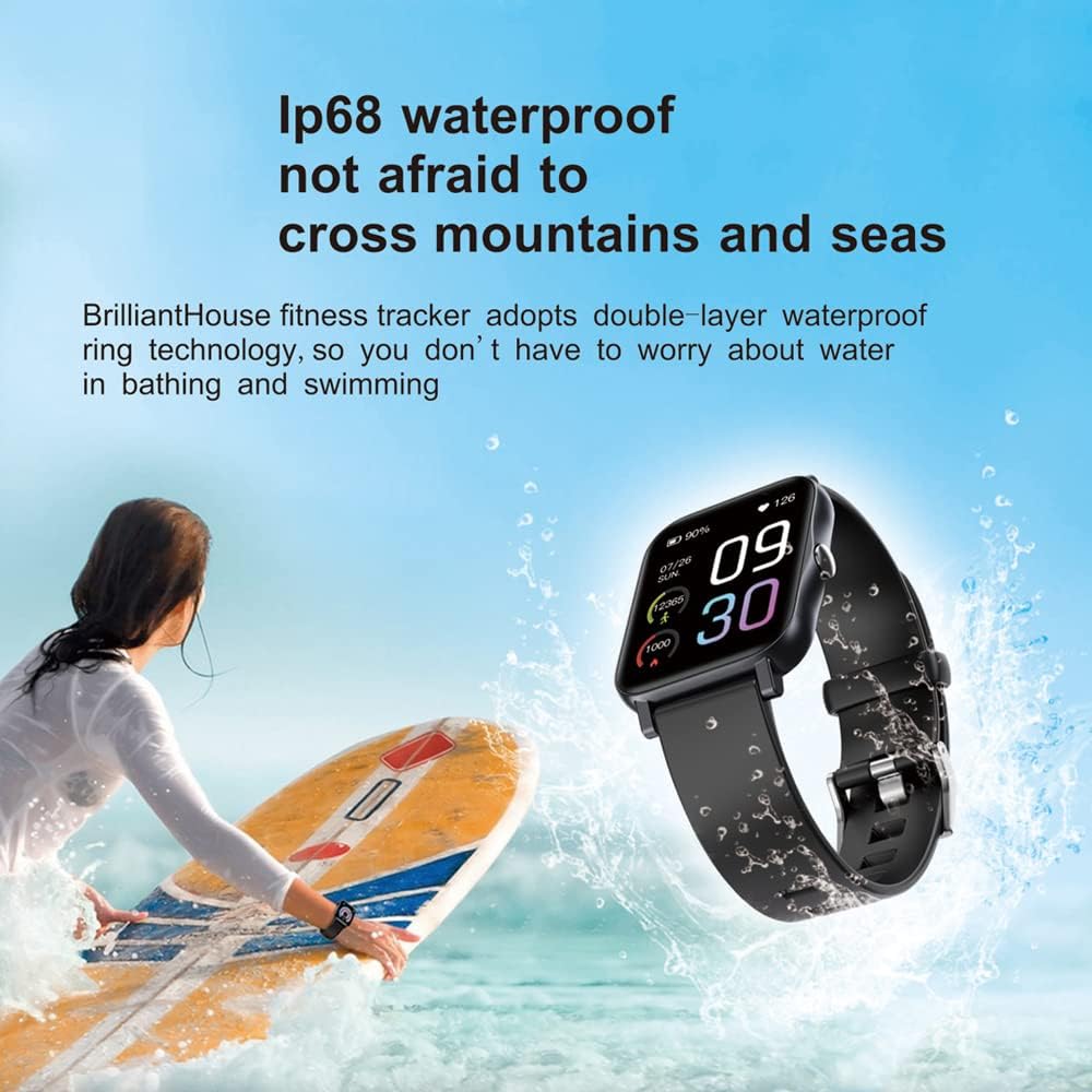 Fitness Tracker with Heart Rate Sleep Monitor Step Counter, Activity Tracker IP68 Smart Watch Health Tracker Pedometer for Man Women - Image 6