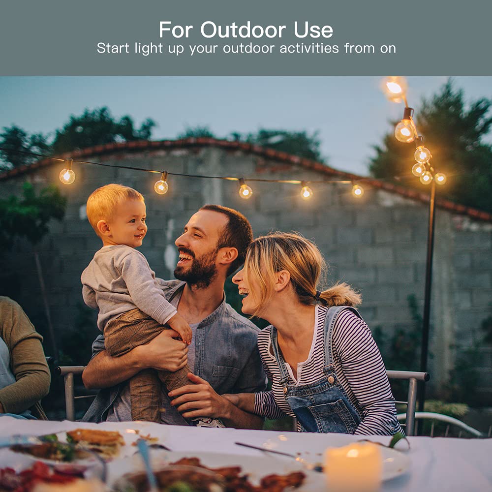 TREATLIFE 2 in 1 Outdoor Smart Dimmer Plug, 2 Individual Control Sockets, 600W, Compatible with Alexa, Google Home, IP64 Dimmer for Outdoor String Lights, Dusk to Dawn, 2.4GHz WiFi Only - Image 9