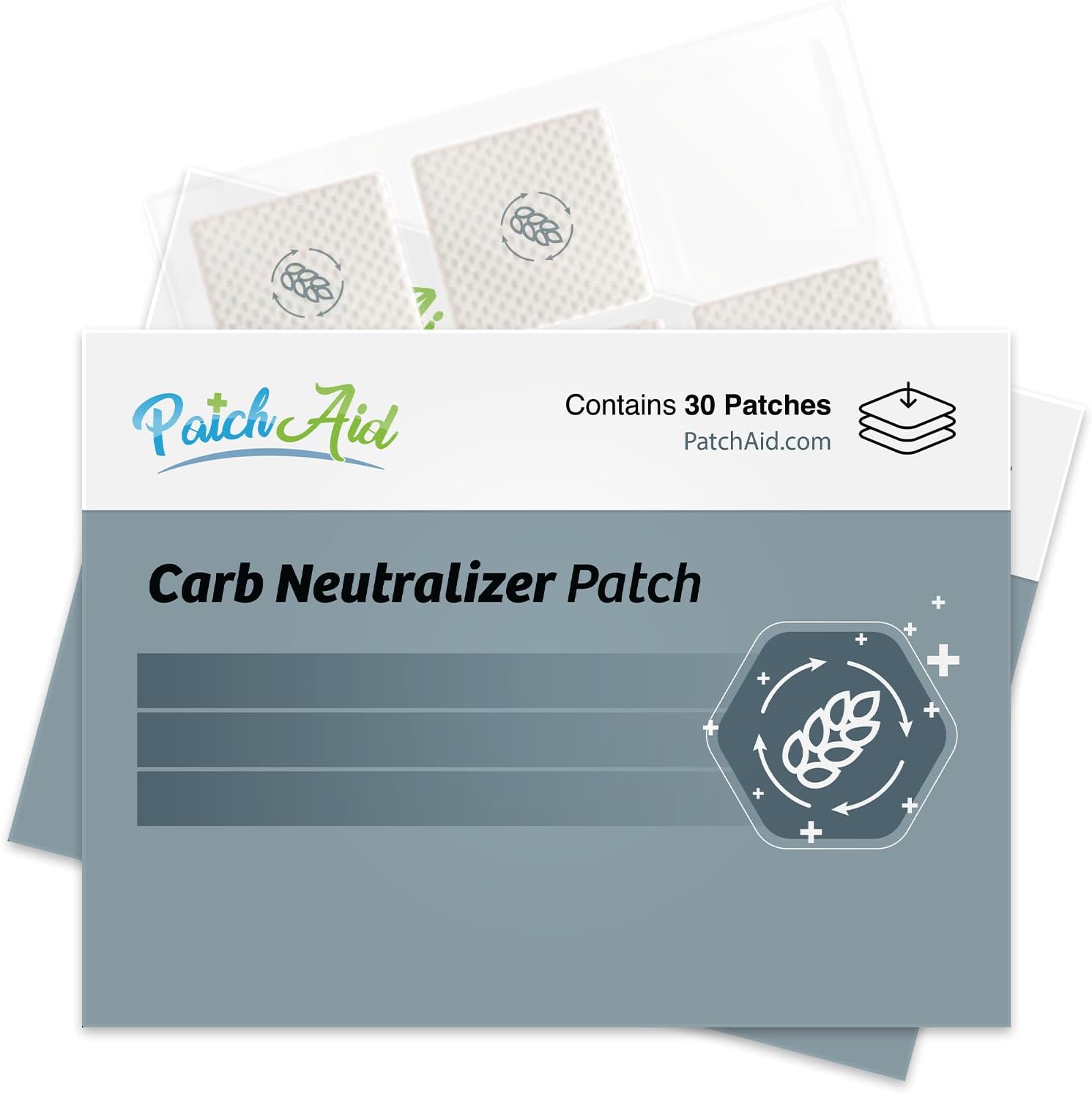 PatchAid Carb Neutralizer Patch 30-Day Supply