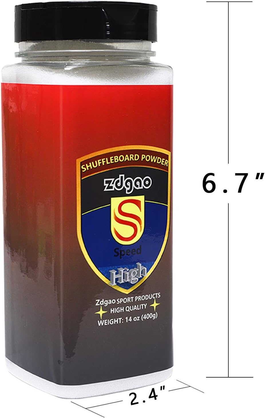 Shuffleboard Sand - Shuffleboard Wax with Mini Dustpan and Mini Brush, 2 Cans(2×14 oz) - Image 3