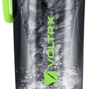 VOLTRX Shaker Bottle, Gallium USB C Rechargeable Electric Protein Mixer, Shaker Cups for Protein and Meal Replacement Shakes, BPA Free, Made with Tritan, 24oz