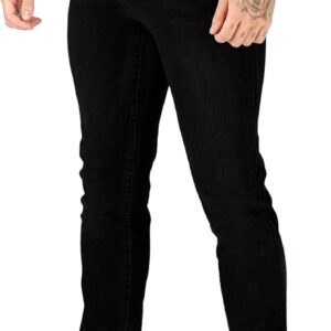 JMOJO – Mens Jeans Slim Fit – Stretch Denim with Deep Pockets & Comfortable Fit – Mens Jeans