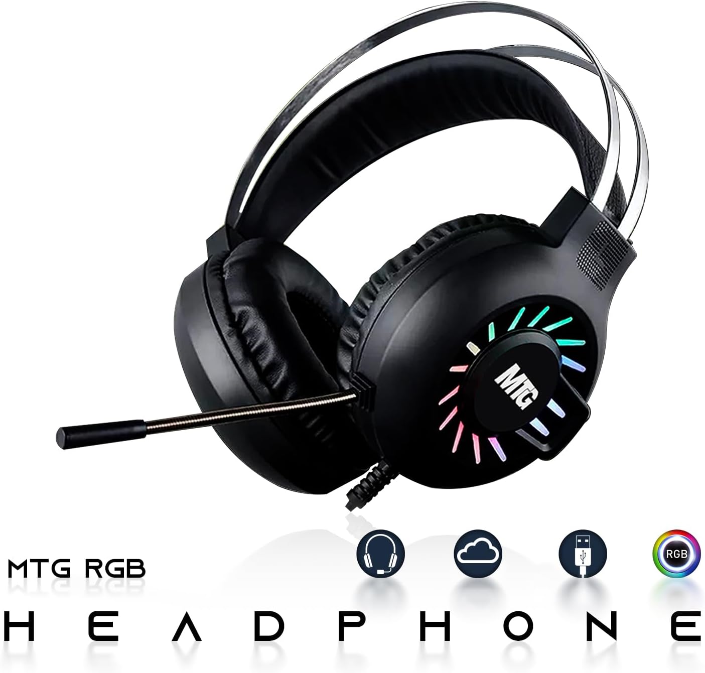 Dell Desktop PC Gaming Bundle - Core i7, 16GB RAM, 1TB SSD, 24-inch Curved Monitor, AMD RX 550, RGB Keyboard with AI-Enhanced Copilot Key and Mouse, RGB Headphone, Webcam, Wi-Fi, Win 11 Pro (Renewed) - Image 9