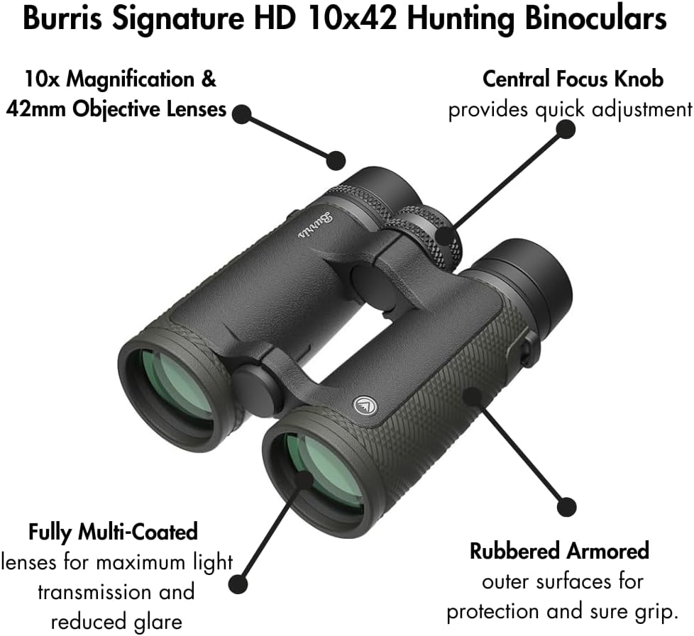 BURRIS Signature HD 10x42mm (Green), Green/Gray (300297) - Image 2
