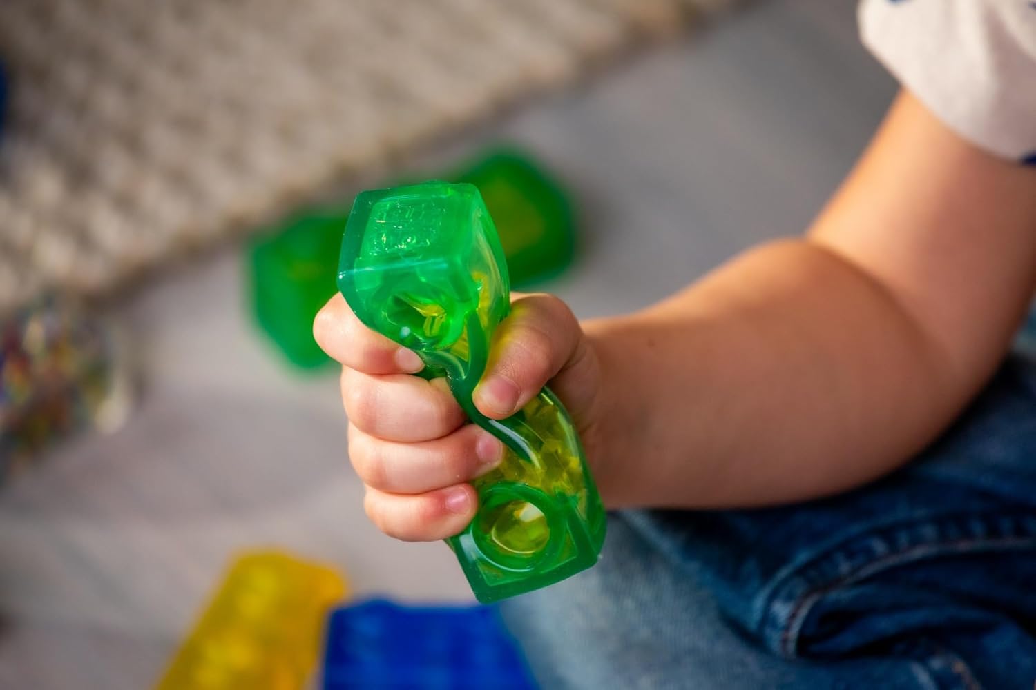 Goliath Jelly Blox Creative Kit | Includes 20 Blocks | Toddler & Preschool Building Blocks Kids Can Squeeze, Stretch, Squish | MESH ACCREDITED | Safety Tested & Ouch-Free | Sensory Play Toy Ages 2+ - Image 6